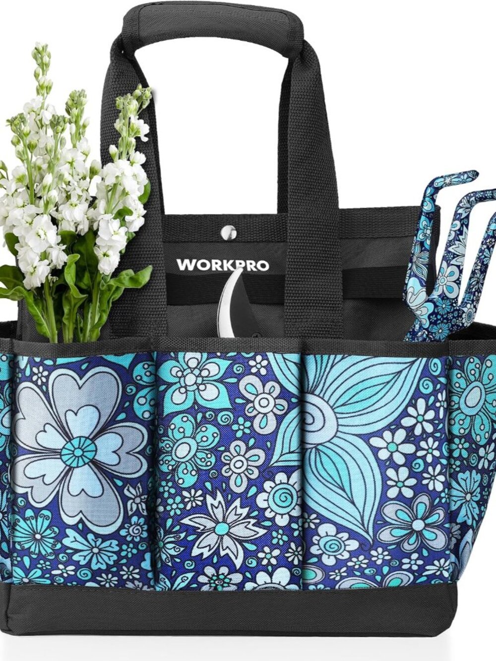 Garden Tool Bag, 9 Pockets Gardening Bag
